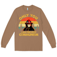 Toasted Coconut vintage only you can prevent communism funny bear camping t shirt Long Sleeve Tee - linhVisuals