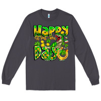 Smoke Happy St Patricks Rex Day Long Sleeve Tee - CowhideDigitalArt
