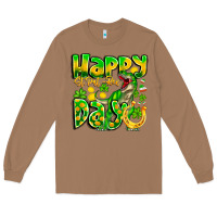 Toasted Coconut Happy St Patricks Rex Day Long Sleeve Tee - CowhideDigitalArt