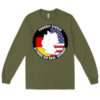 Army Green proudly served bitburg air base germany military veteran t shirt Long Sleeve Tee - linhVisuals