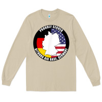 Mushroom proudly served bitburg air base germany military veteran t shirt Long Sleeve Tee - linhVisuals