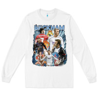 White David Beckham Vintage Long Sleeve Tee - linhVisuals