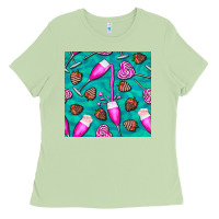 Matcha valentines day champagne and strawberry Ladies Tee - BundleAndBundleShop