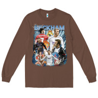 Chestnut David Beckham Vintage Long Sleeve Tee - linhVisuals