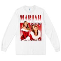White Mariah Carey Vintage Long Sleeve Tee - linhVisuals