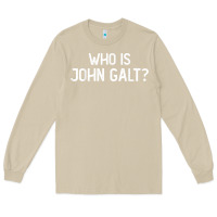 Mushroom who is john galt libertarian and book quote t shirt Long Sleeve Tee - linhVisuals