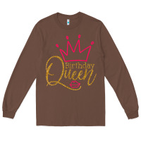 Chestnut birthday queen shirt, womens birthday shirt, birthday t shirt Long Sleeve Tee - linhVisuals