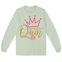 Matcha birthday queen shirt, womens birthday shirt, birthday t shirt Long Sleeve Tee - linhVisuals
