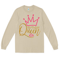 Mushroom birthday queen shirt, womens birthday shirt, birthday t shirt Long Sleeve Tee - linhVisuals