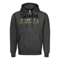 Charcoal Heather Twosday Zipper Hoodie - RanaPortraitStore