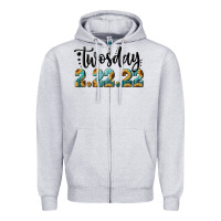 Heather Grey Twosday Zipper Hoodie - RanaPortraitStore
