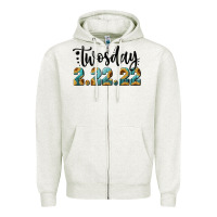 Oatmeal Heather Twosday Zipper Hoodie - RanaPortraitStore