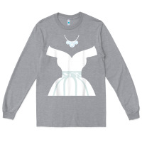 Heather Grey wedding dresses bridal showers cute graphic funny t shirt Long Sleeve Tee - linhVisuals