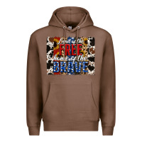 Chestnut land of the free  th of july brushstroke Premium Hoodie - Jasminsmagicworld