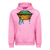 Fuchsia Pink summer vibes pineapple lips Urban Hoodie - Jasminsmagicworld