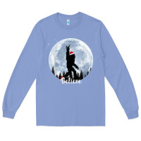 Colony Blue santa bigfoot christmas rock funny sasquatch believe xmas t shirt Long Sleeve Tee - linhVisuals