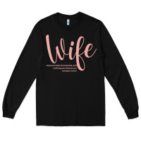 Black wife collection t shirt Long Sleeve Tee - linhVisuals