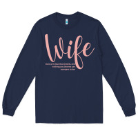 Navy wife collection t shirt Long Sleeve Tee - linhVisuals