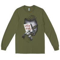 Army Green us dc dark knight photo why so serious 01 black h pullover hoodie Long Sleeve Tee - linhVisuals