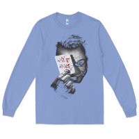 Colony Blue us dc dark knight photo why so serious 01 black h pullover hoodie Long Sleeve Tee - linhVisuals