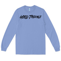 Colony Blue good trouble Long Sleeve Tee - linhVisuals