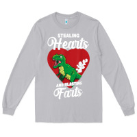 Moon Dust stealing hearts and blasting farts valentine's day t shirt Long Sleeve Tee - linhVisuals
