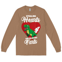 Toasted Coconut stealing hearts and blasting farts valentine's day t shirt Long Sleeve Tee - linhVisuals