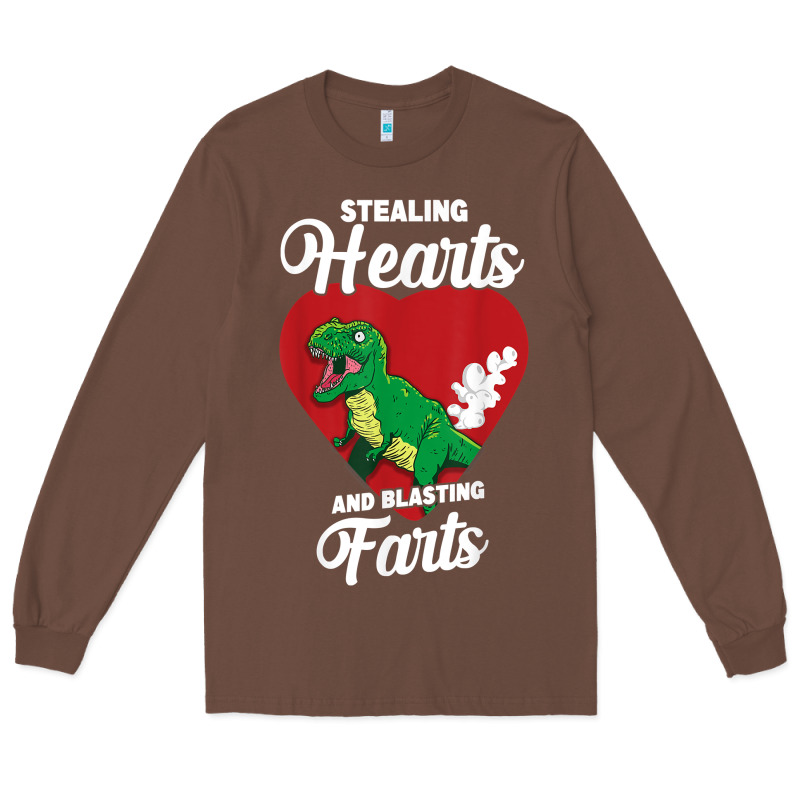 Stealing Hearts And Blasting Farts Valentine's Day T Shirt Long Sleeve Tee by linhVisuals | Teevron