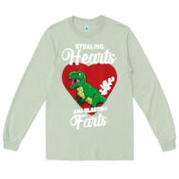 Matcha stealing hearts and blasting farts valentine's day t shirt Long Sleeve Tee - linhVisuals
