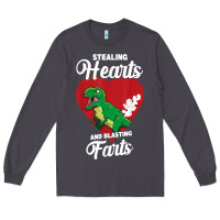 Smoke stealing hearts and blasting farts valentine's day t shirt Long Sleeve Tee - linhVisuals