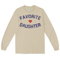 Mushroom womens favorite daughter heart distressed vintage faded classic t shir Long Sleeve Tee - linhVisuals