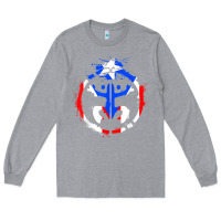 Heather Grey taino coqui symbol   boricua   hispanic heritage t shirt Long Sleeve Tee - linhVisuals