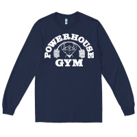 Navy POWERHOUSE GYM POPULAR Long Sleeve Tee - linhVisuals