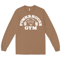 Toasted Coconut POWERHOUSE GYM POPULAR Long Sleeve Tee - linhVisuals