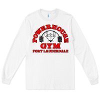 White POWERHOUSE GYM CLASSIC Long Sleeve Tee - linhVisuals