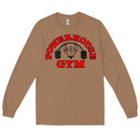 Toasted Coconut POWERHOUSE GYM VINTAGE SPORT Long Sleeve Tee - linhVisuals