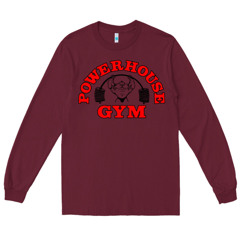Powerhouse Gym Vintage Sport Long Sleeve Tee by linhVisuals | Teevron