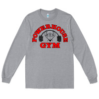 Heather Grey POWERHOUSE GYM VINTAGE SPORT Long Sleeve Tee - linhVisuals