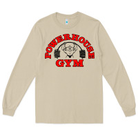Mushroom POWERHOUSE GYM VINTAGE SPORT Long Sleeve Tee - linhVisuals