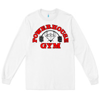 White POWERHOUSE GYM VINTAGE SPORT Long Sleeve Tee - linhVisuals