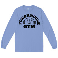 Colony Blue POWERHOUSE GYM Long Sleeve Tee - linhVisuals