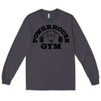 Smoke POWERHOUSE GYM Long Sleeve Tee - linhVisuals