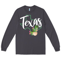 Smoke texas state map pride cactus vintage texas sweatshirt Long Sleeve Tee - linhVisuals