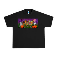 Black halloween mini license plate Urban Heavy Tee - BundleAndBundleShop