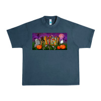Midnight Navy halloween mini license plate Urban Heavy Tee - BundleAndBundleShop