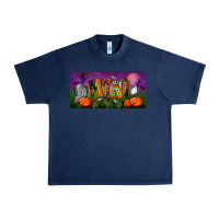 Navy halloween mini license plate Urban Heavy Tee - BundleAndBundleShop