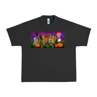 Pigment Black halloween mini license plate Urban Heavy Tee - BundleAndBundleShop