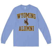 Colony Blue wyoming cowboys apparel alumni classic arch long sleeve t shirt Long Sleeve Tee - linhVisuals