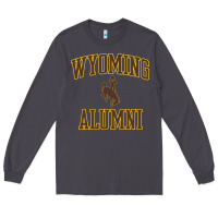Smoke wyoming cowboys apparel alumni classic arch long sleeve t shirt Long Sleeve Tee - linhVisuals