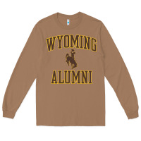 Toasted Coconut wyoming cowboys apparel alumni classic arch long sleeve t shirt Long Sleeve Tee - linhVisuals